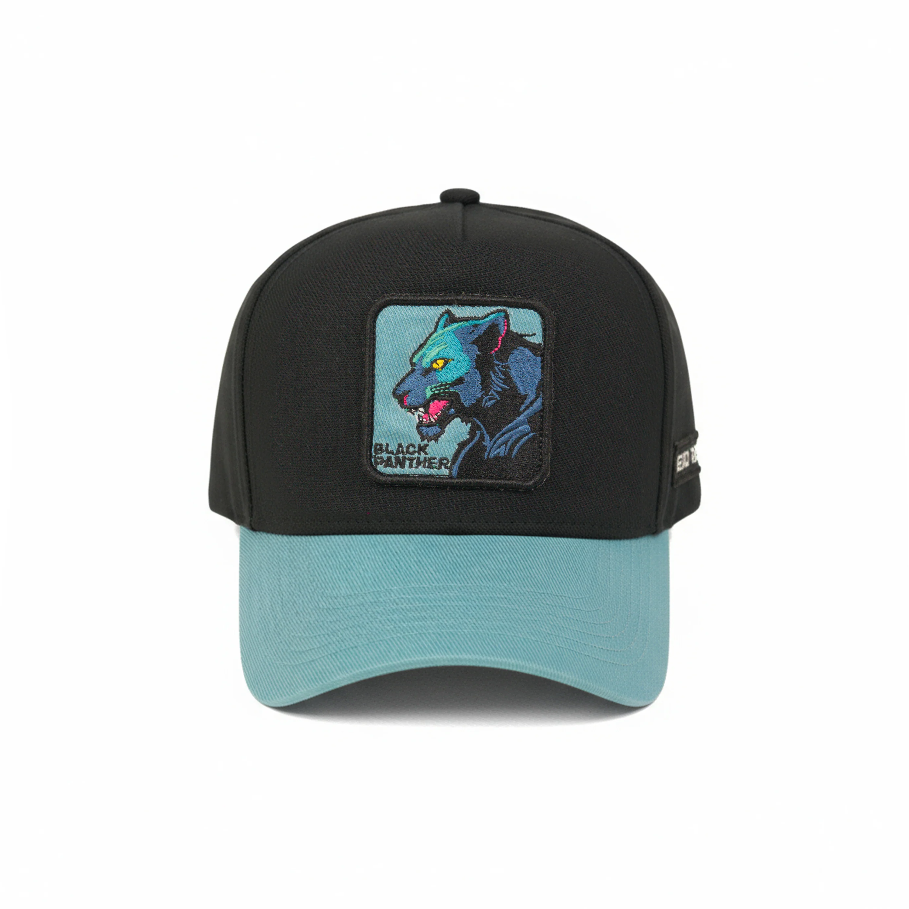 HEAD GEAR BLACK PANTHER 3D PATCH PREMIUM HIGH CROWN CAP - Image 6